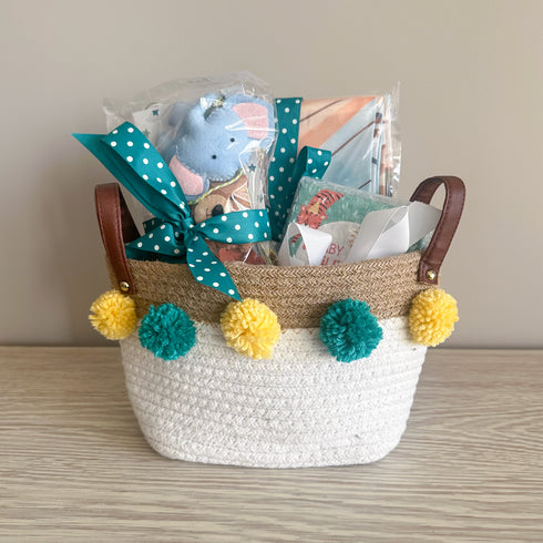 Jungle Adventure Newborn Baby Gift Basket